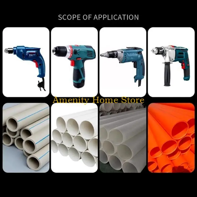 F26C 1/2" 3/4" 1inch Pipe Lifting Step Drill Bit for Pipe Reaming and Deburring with 1/4 Inch Hex Shank Hole Expansion Tool
F26C 1/2" 3/4" 1inch Pipe Lifting Step Drill Bit for Pipe Reaming and Deburring with 1/4 Inch Hex Shank Hole Expansion Tool