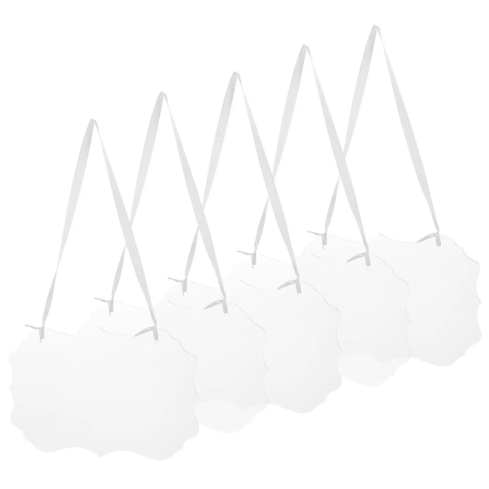 5pcs Transparent Acrylic Blank Signs with White Ribbon for Wedding Chair Reserved Tags Decorative Hanging Seat Markers
5pcs Transparent Acrylic Blank Signs with White Ribbon for Wedding Chair Reserved Tags Decorative Hanging Seat Markers