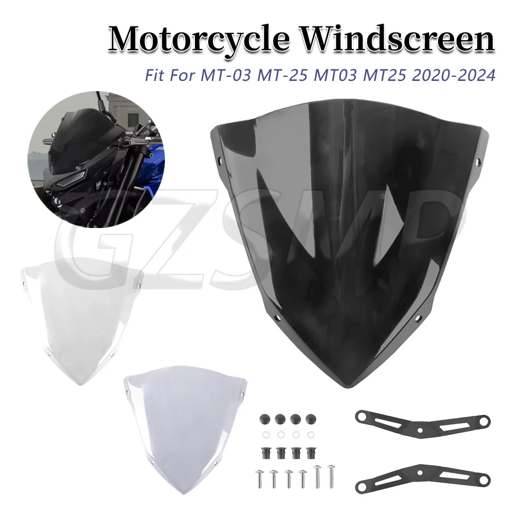 Motorcycle Accessories Windscreen Windshield Wind Screen Deflectors For YAMAHA MT03 MT25 2020+ Front Windshield Deflector Cover
Motorcycle Accessories Windscreen Windshield Wind Screen Deflectors For YAMAHA MT03 MT25 2020+ Front Windshield Deflector Cover