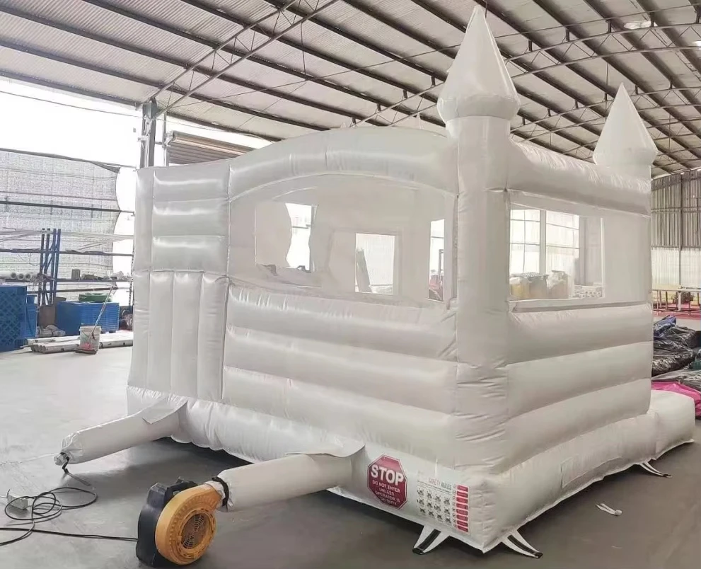 STLFWhite Small Pastel Inflatable Castle With Slide Combo Toddler Bounce House Slide For Wedding Parties
STLFWhite Small Pastel Inflatable Castle With Slide Combo Toddler Bounce House Slide For Wedding Parties
