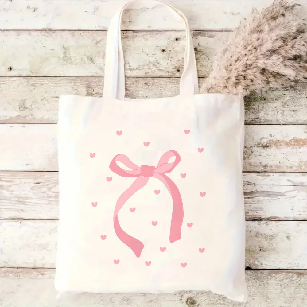 Cute Hearts Canvas Tote Bag Harajuku Y2K Aesthetic Bowknot Shoulder Shopping Purse Large Eco Friendly Reusable Cloth Handbags
Cute Hearts Canvas Tote Bag Harajuku Y2K Aesthetic Bowknot Shoulder Shopping Purse Large Eco Friendly Reusable Cloth Handbags