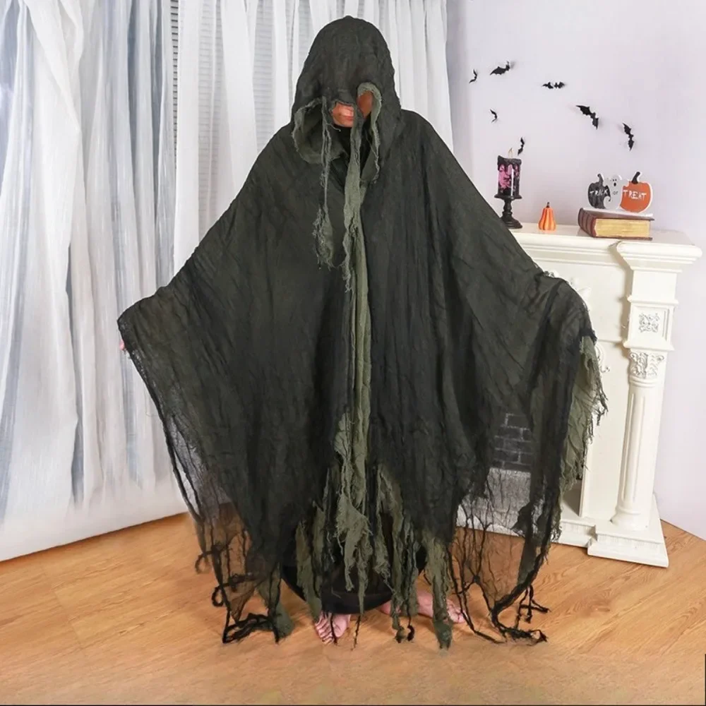 Horror Death Cosplay Costume Devil Ghost Cloak Robe Outfit for Adult Halloween Carnival Party Performance Clothes Role Play
Horror Death Cosplay Costume Devil Ghost Cloak Robe Outfit for Adult Halloween Carnival Party Performance Clothes Role Play
