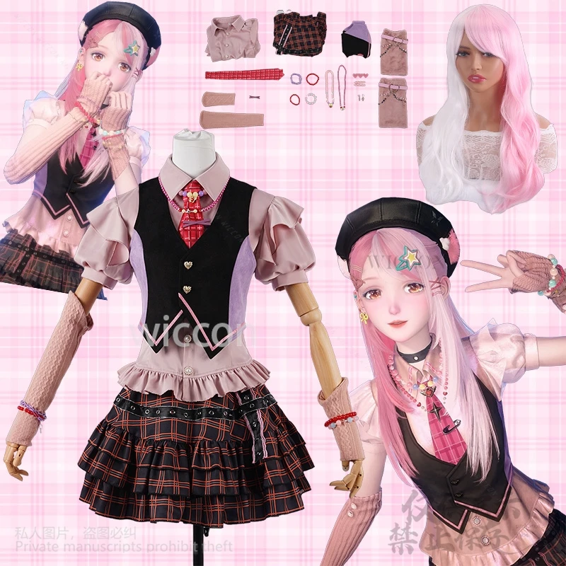 Аниме игра Infinity Nikki Comic Con Jirai Kei Girls Y2K Punk Harajuku Прекрасная кружевная клетчатая юбка Торт Kawaii Платье по индивидуальному заказу
Аниме игра Infinity Nikki Comic Con Jirai Kei Girls Y2K Punk Harajuku Прекрасная кружевная клетчатая юбка Торт Kawaii Платье по индивидуальному заказу