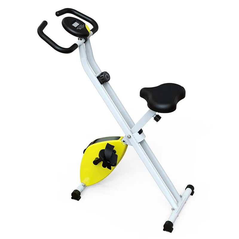 Hot-selling Yellow Home Indoor Folding Magnetic Exercise Bike 8-Level Resistance Adjustment with 1.6kg Magnetic Flywheel
Hot-selling Yellow Home Indoor Folding Magnetic Exercise Bike 8-Level Resistance Adjustment with 1.6kg Magnetic Flywheel