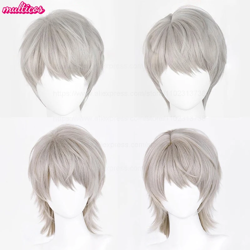 Xavier Cosplay Wig Love And Deepspace Short Linen Gray Heat Resistant Synthetic Hair Halloween Party Anime Game Wigs + Wig Cap
Xavier Cosplay Wig Love And Deepspace Short Linen Gray Heat Resistant Synthetic Hair Halloween Party Anime Game Wigs + Wig Cap