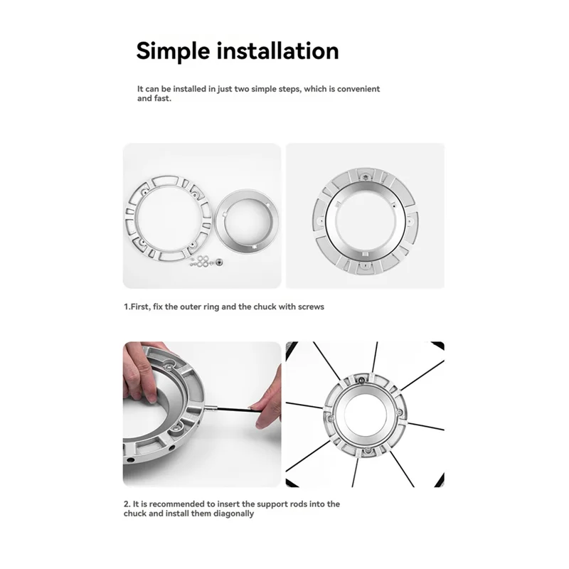 ABVO-Bowens Mount Softbox Speed Ring Adapter Speedring Mount For Studio Flash Photography Lighting Srobe Soft Box
ABVO-Bowens Mount Softbox Speed Ring Adapter Speedring Mount For Studio Flash Photography Lighting Srobe Soft Box