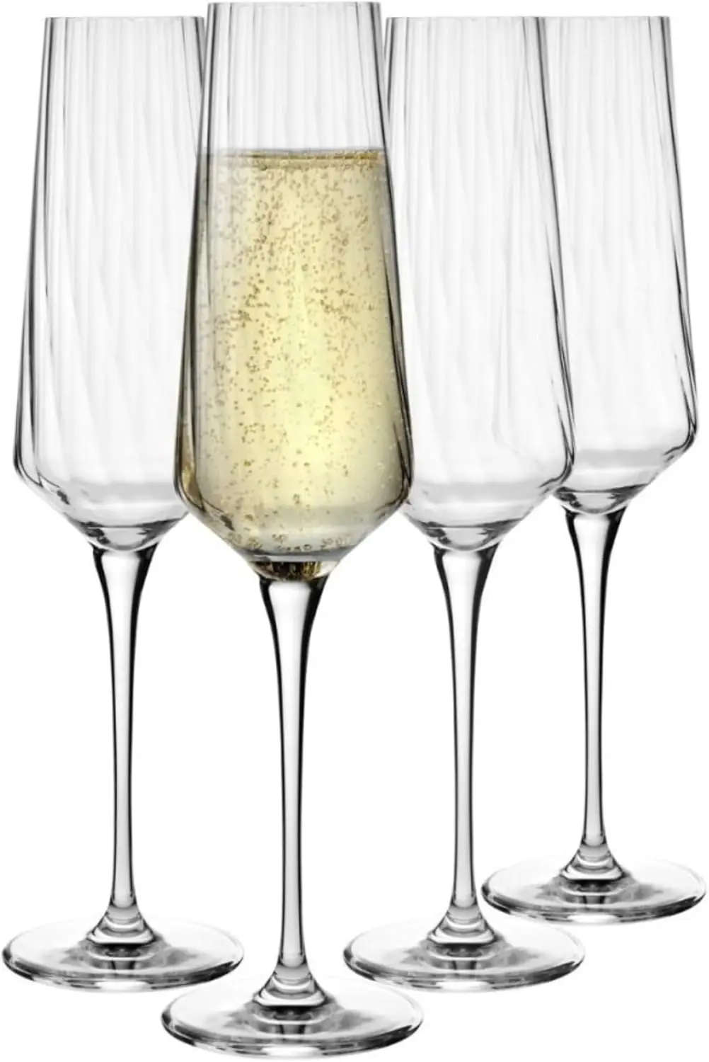 Avant-Garde LUMI Champagne Glasses Set of 4, 6.8 FL OZ, Dishwasher Safe, Unique Gift, Made in Europe
Avant-Garde LUMI Champagne Glasses Set of 4, 6.8 FL OZ, Dishwasher Safe, Unique Gift, Made in Europe