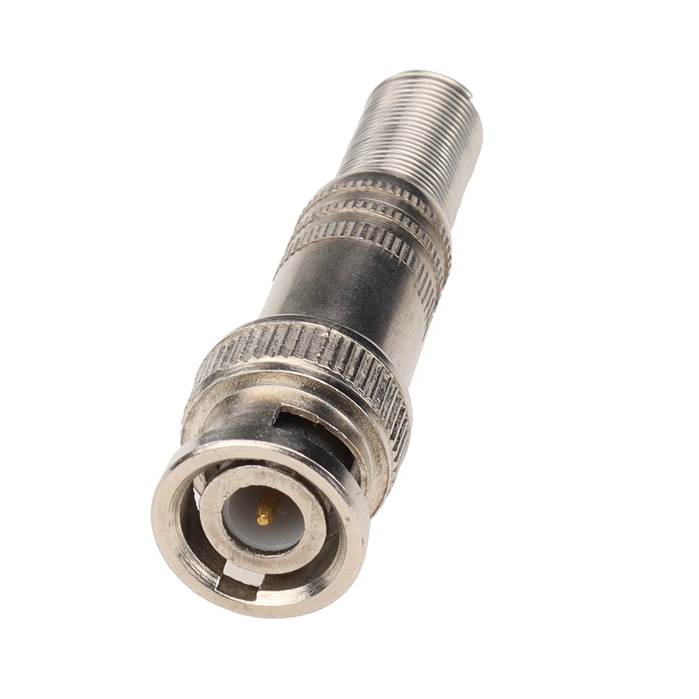 100pcs BNC Male Connector Solderless Jack Coaxial RG59 Twist-on Adapter for CCTV Camera Accessories Surveillance Kit System
100pcs BNC Male Connector Solderless Jack Coaxial RG59 Twist-on Adapter for CCTV Camera Accessories Surveillance Kit System