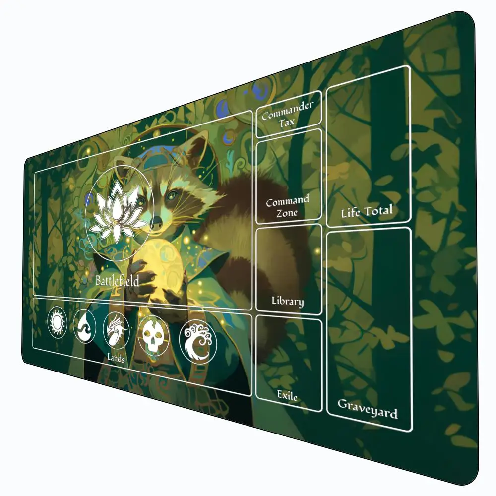 MTG Playmat with Zones Raccoon Sorcerer Themed TCG Playmats Trading Card Game Accessories Large Computer Offices XXL Mouse Pad
MTG Playmat with Zones Raccoon Sorcerer Themed TCG Playmats Trading Card Game Accessories Large Computer Offices XXL Mouse Pad
