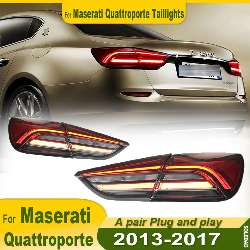 Автомобильные задние фонари для Maserati Quattroporte 2013-2017, светодиодный указатель поворота в 3D-стиле, задние аксессуары для тормозов заднего хода, модифицированные, 2 шт.
Автомобильные задние фонари для Maserati Quattroporte 2013-2017, светодиодный указатель поворота в 3D-стиле, задние аксессуары для тормозов заднего хода, модифицированные, 2 шт.