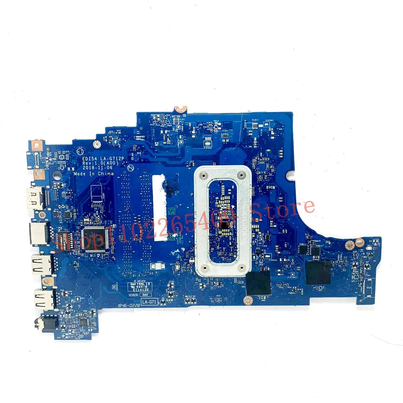 Материнская плата TWYDT 0TWYDT CN-0TWYDT для DELL 3580 3583 3780, материнская плата для ноутбука LA-G712P с процессором SRD1V I3-8145U, 100% полное тестирование, ОК
Материнская плата TWYDT 0TWYDT CN-0TWYDT для DELL 3580 3583 3780, материнская плата для ноутбука LA-G712P с процессором SRD1V I3-8145U, 100% полное тестирование, ОК
