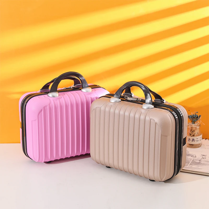 14 Inch Portable Hand Luggage Cosmetic Bag Toiletry Organizer Lightweight Mini Waterproof Travel Suitcase for Women Cosmetics
14 Inch Portable Hand Luggage Cosmetic Bag Toiletry Organizer Lightweight Mini Waterproof Travel Suitcase for Women Cosmetics