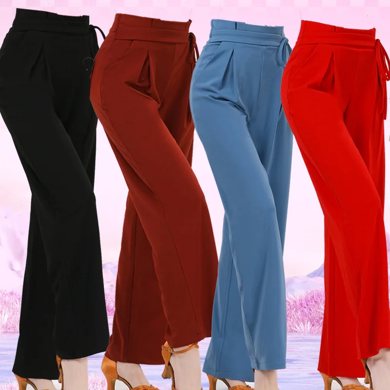 Modern Dance Pants Group Performance Sailor Dance Pocket Pants Ballroom Dance Elastic Four Seasons Pants
Modern Dance Pants Group Performance Sailor Dance Pocket Pants Ballroom Dance Elastic Four Seasons Pants