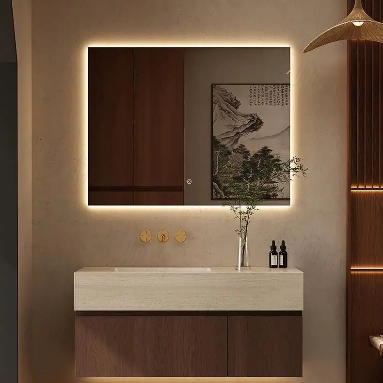 *&q High-end Customizable Solid Wood Wall-mounted LED Touch Illuminate Smart Mirror Water Resistant Modern Bathroom Vanity Sink
*&q High-end Customizable Solid Wood Wall-mounted LED Touch Illuminate Smart Mirror Water Resistant Modern Bathroom Vanity Sink
