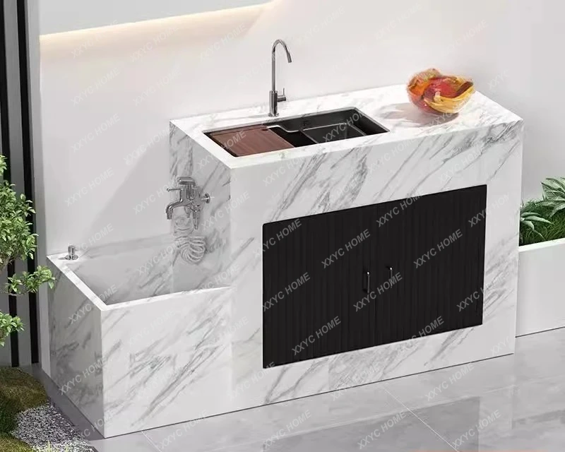 LOutdoor courtyard rock slab sink Outdoor villa garden Customizable console Mop pool Integrated basin Locker
LOutdoor courtyard rock slab sink Outdoor villa garden Customizable console Mop pool Integrated basin Locker