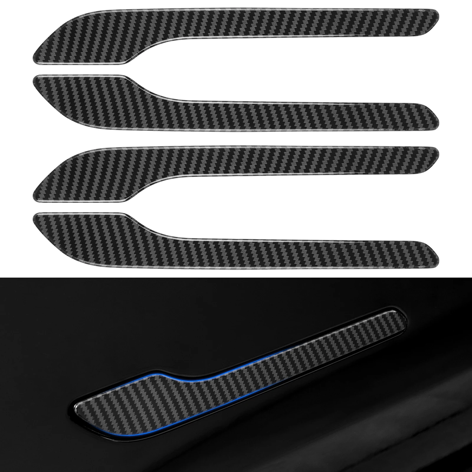 4PCS Door handle sticker for 2017-2025 Tesla Model 3/Y Accessories
4PCS Door handle sticker for 2017-2025 Tesla Model 3/Y Accessories