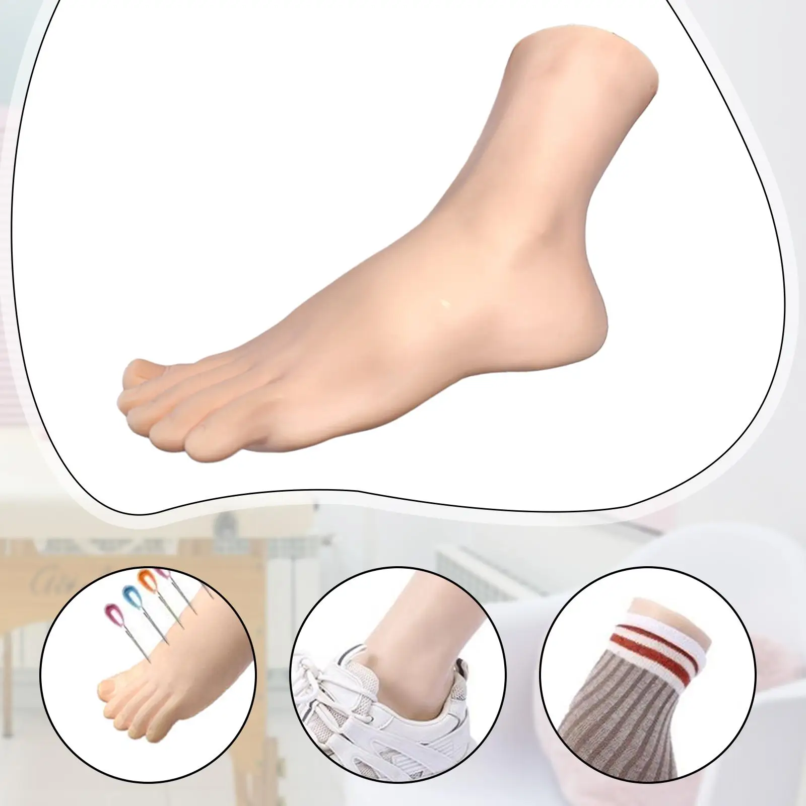 Versatile Sock Sandal Display Model Realistic Female Manikin PVC Rubber for Jewelry Photo Teaching Retail
Versatile Sock Sandal Display Model Realistic Female Manikin PVC Rubber for Jewelry Photo Teaching Retail