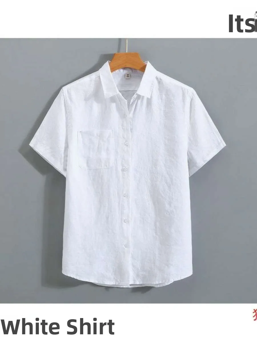 Новая однотонная льняная мужская рубашка-поло из тонкого материала для лета, повседневная, в стиле ретро, для дома, с откидным воротником
Новая однотонная льняная мужская рубашка-поло из тонкого материала для лета, повседневная, в стиле ретро, для дома, с откидным воротником