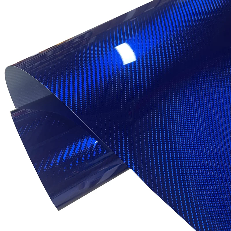 PET 5D High Gloss Chrome Blue Carbon Fiber Vinyl Wrap Film Roll DIY Self Adhesive Decal Sticker Automotive Car Wrapping Foil
PET 5D High Gloss Chrome Blue Carbon Fiber Vinyl Wrap Film Roll DIY Self Adhesive Decal Sticker Automotive Car Wrapping Foil