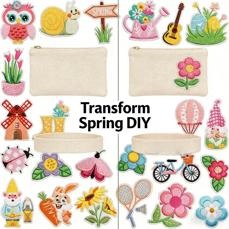 Spring Theme Embroidery Cloth Patches Seven-star Ladybug Clothes Decorative Patch Sticker Windmill Rain Boots Sewing Supplies
Spring Theme Embroidery Cloth Patches Seven-star Ladybug Clothes Decorative Patch Sticker Windmill Rain Boots Sewing Supplies