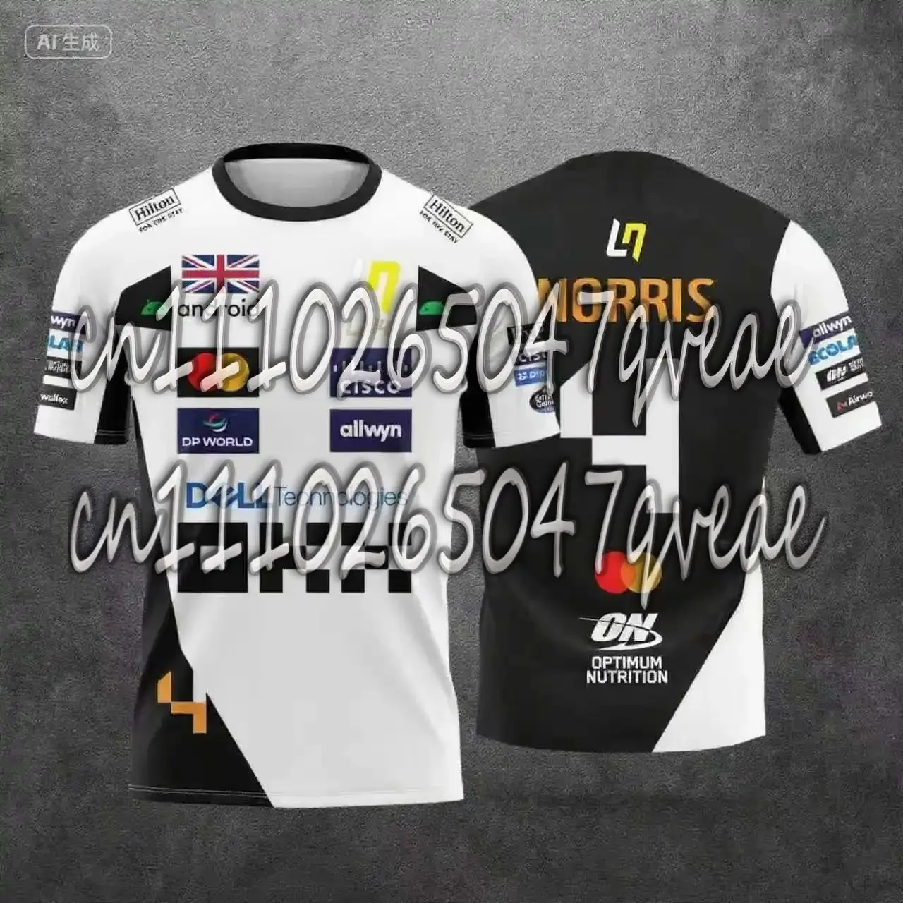 Футболка Lando Norris NO.4 2026 в новом гоночном стиле, дышащая спортивная одежда с коротким рукавом для экстремальных видов спорта
Футболка Lando Norris NO.4 2026 в новом гоночном стиле, дышащая спортивная одежда с коротким рукавом для экстремальных видов спорта