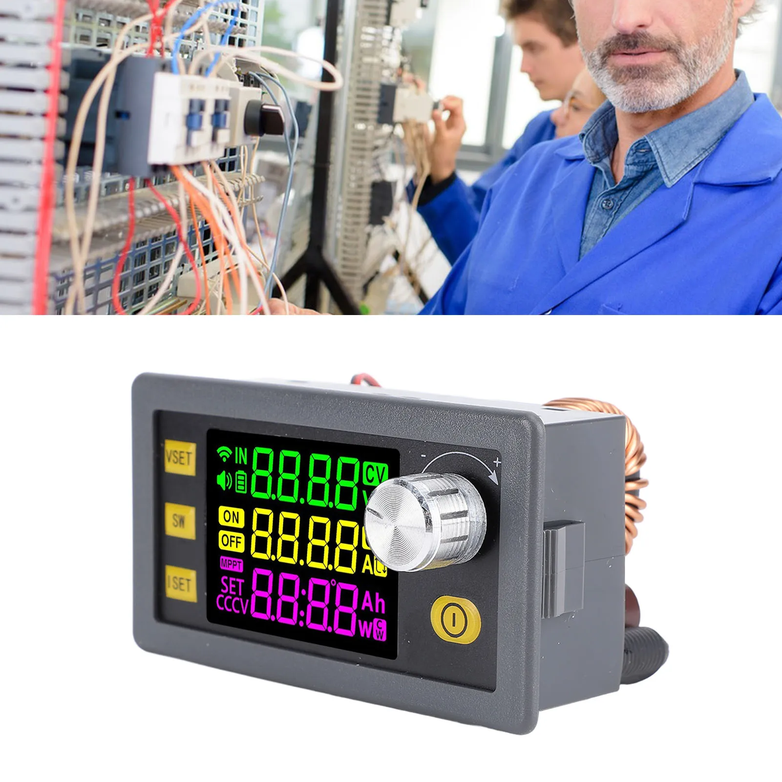 Adjustable Voltage Regulator Easy To Use 6A Adjustable Voltage Converter Clear Display 390W Output Compact for Laboratory
Adjustable Voltage Regulator Easy To Use 6A Adjustable Voltage Converter Clear Display 390W Output Compact for Laboratory