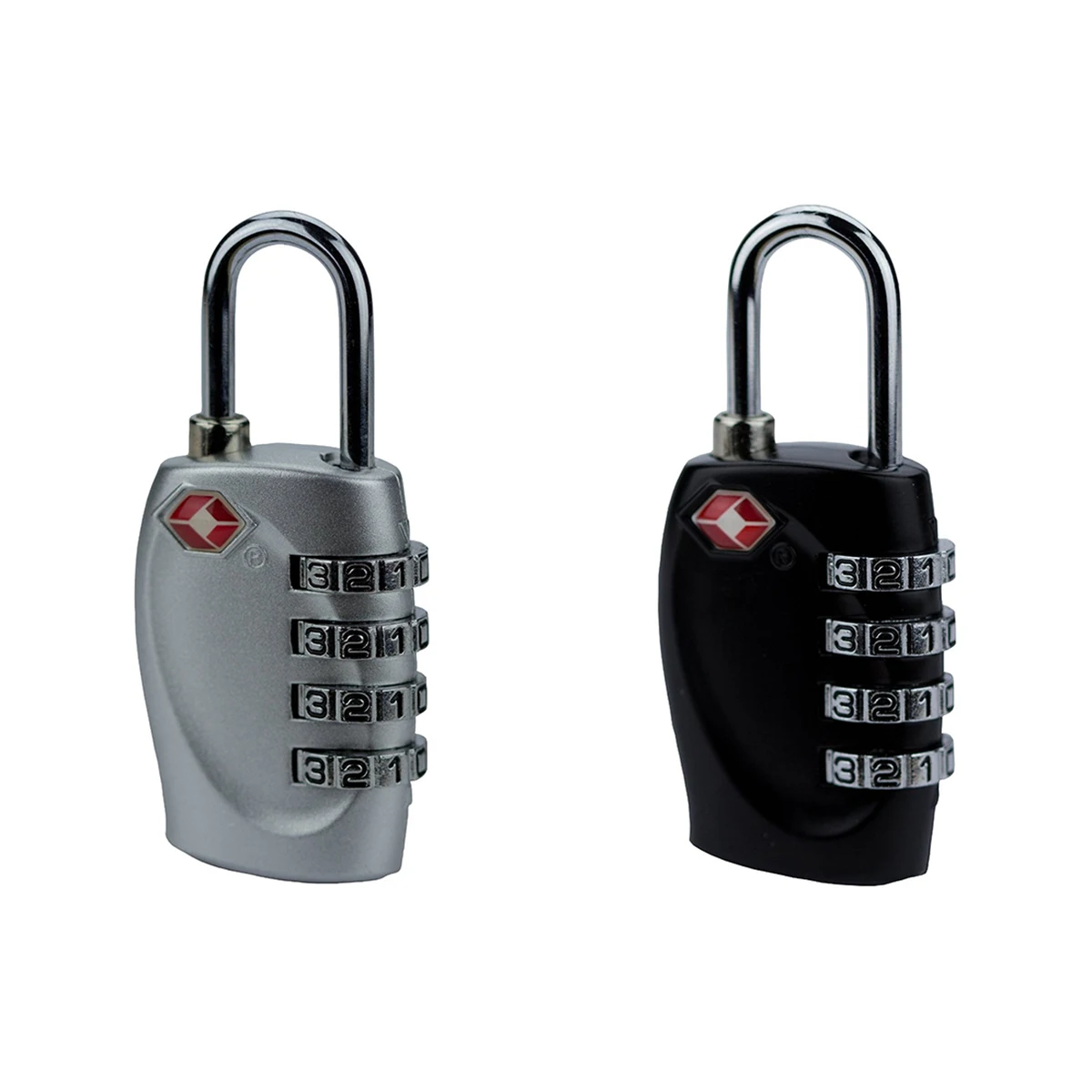 TSA-330 TSA Approved Security Luggage Padlock 4- Combination Password Lock Padlock (Silver and Black)
TSA-330 TSA Approved Security Luggage Padlock 4- Combination Password Lock Padlock (Silver and Black)