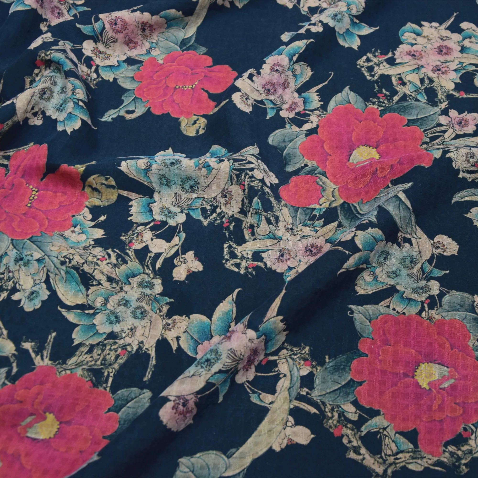 High Quality Heavy Real Silk Buttercup Silk Xiangyun Yarn High-Grade Fabric Dress Cheongsam Clothing Fabric
High Quality Heavy Real Silk Buttercup Silk Xiangyun Yarn High-Grade Fabric Dress Cheongsam Clothing Fabric