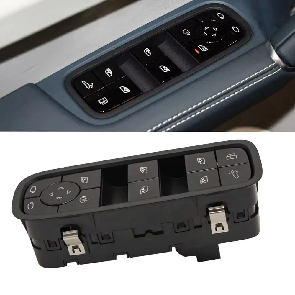 Front Driver Side Master Window Control Switch Button 971959858H for Porsche Cayenne 9YA Panamera 971 E-Hybrid
Front Driver Side Master Window Control Switch Button 971959858H for Porsche Cayenne 9YA Panamera 971 E-Hybrid