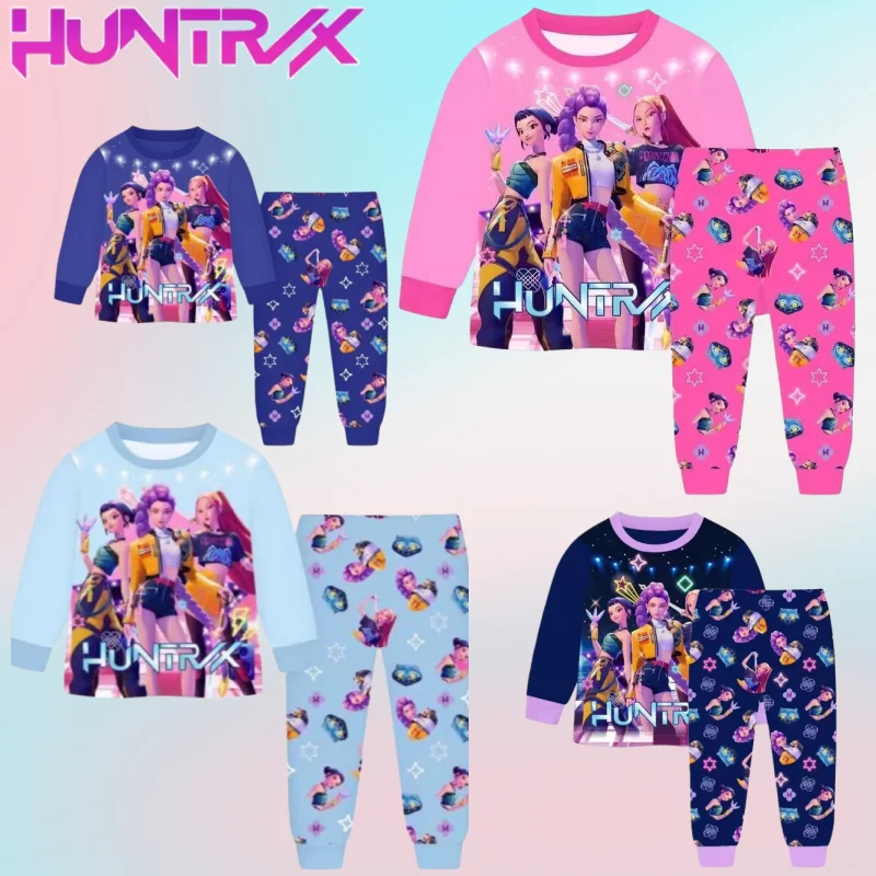Cool K-Pop Demon Hunters Mira Zoey Rumi Creative Anime Cartoon Pattern Soft Skin-Friendly Long-Sleeve and Long-Pants Pajama Set
Cool K-Pop Demon Hunters Mira Zoey Rumi Creative Anime Cartoon Pattern Soft Skin-Friendly Long-Sleeve and Long-Pants Pajama Set