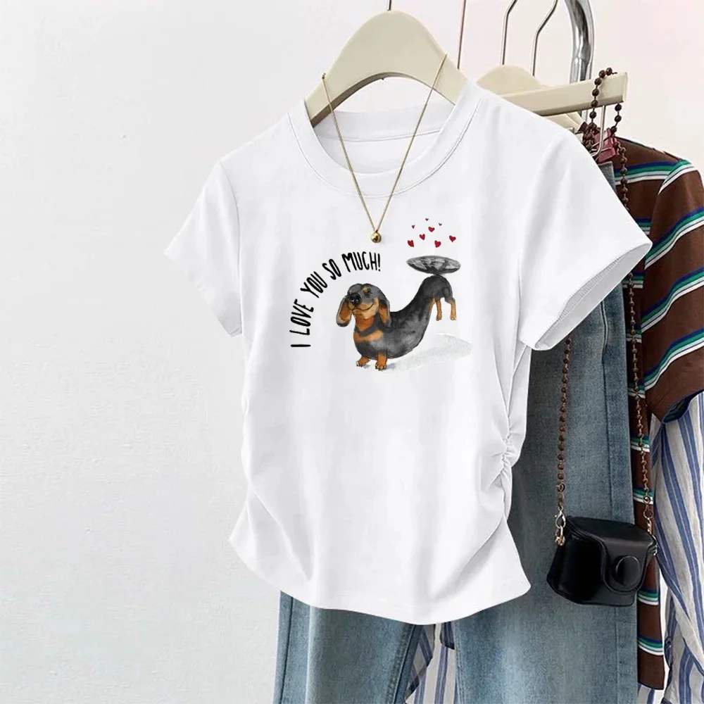 2025 Women's T-shirt Slim Korean O-neck Tees Y2k Stylish Comfortable Spring Summer Fashion Tops Female Short Sleeve T-Shirts
2025 Women's T-shirt Slim Korean O-neck Tees Y2k Stylish Comfortable Spring Summer Fashion Tops Female Short Sleeve T-Shirts