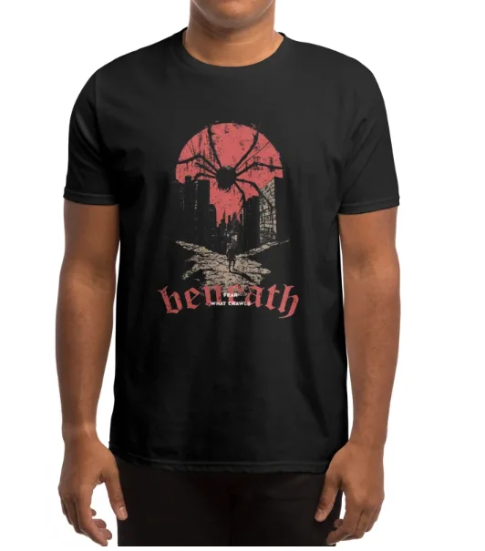 Темный тематический узор с принтом паука и город, трендовая индивидуальная модная футболка из 100 хлопка с короткими рукавами и круглым вырезом, футболка
Темный тематический узор с принтом паука и город, трендовая индивидуальная модная футболка из 100 хлопка с короткими рукавами и круглым вырезом, футболка