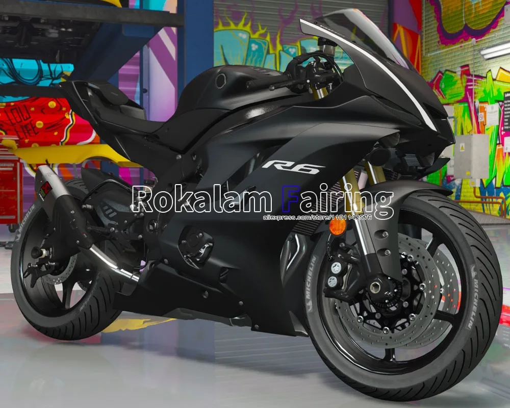 Newest Fairing Kits For YZF R6 2017 2018 2019 2020 YZF-R6 17 18 19 20 Matte Black Motorcycle ABS Body Kit (Injection molding)
Newest Fairing Kits For YZF R6 2017 2018 2019 2020 YZF-R6 17 18 19 20 Matte Black Motorcycle ABS Body Kit (Injection molding)