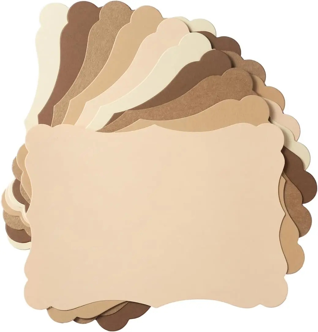 50 Pack Blank Kraft Cards 4x6 Thick Cardstock for DIY Greeting Cards, Wedding Invitations and Baby Shower
50 Pack Blank Kraft Cards 4x6 Thick Cardstock for DIY Greeting Cards, Wedding Invitations and Baby Shower
