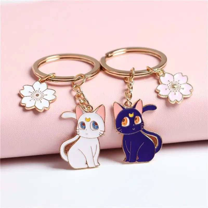 New cute Sailor Moon anime peripheral keychain personalized cat kawaii cartoon student couple pendant clothes bag jewelry gift
New cute Sailor Moon anime peripheral keychain personalized cat kawaii cartoon student couple pendant clothes bag jewelry gift