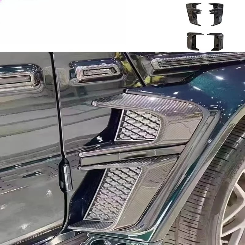 MercedesS G Class W463a/W464 Carbon Fiber & PP Fender Air Vent Covers for G63/G500/G550
MercedesS G Class W463a/W464 Carbon Fiber & PP Fender Air Vent Covers for G63/G500/G550