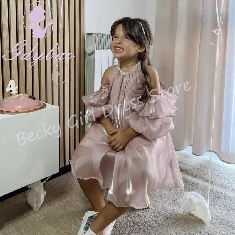 Customized Princess Flower Girl Dresses For Wedding Off Shoulder Pearls Ruffles Little Girl Formal Events Birthday Party Gown
Customized Princess Flower Girl Dresses For Wedding Off Shoulder Pearls Ruffles Little Girl Formal Events Birthday Party Gown
