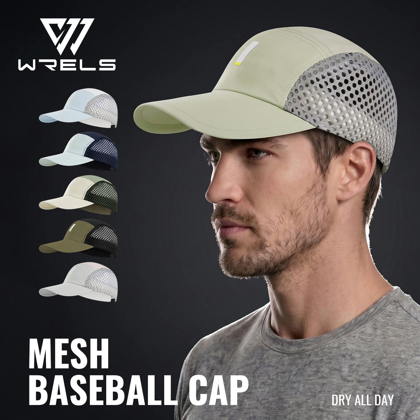 WRELS Running Cap Mesh Baseball Hat Breathable Adjustable Quick Dry Sweatband Men Women Lightweight Workout Gym Golf Trucker Hat
WRELS Running Cap Mesh Baseball Hat Breathable Adjustable Quick Dry Sweatband Men Women Lightweight Workout Gym Golf Trucker Hat