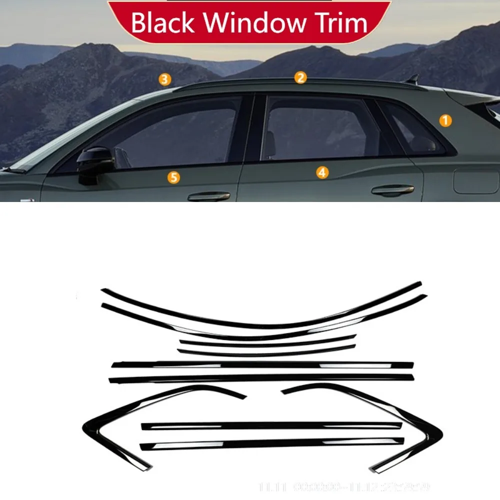 For Audi Q3 2018-2025 Year Windows Trim Chrome Black Warrior Style Molding Body Kit Accessories
For Audi Q3 2018-2025 Year Windows Trim Chrome Black Warrior Style Molding Body Kit Accessories