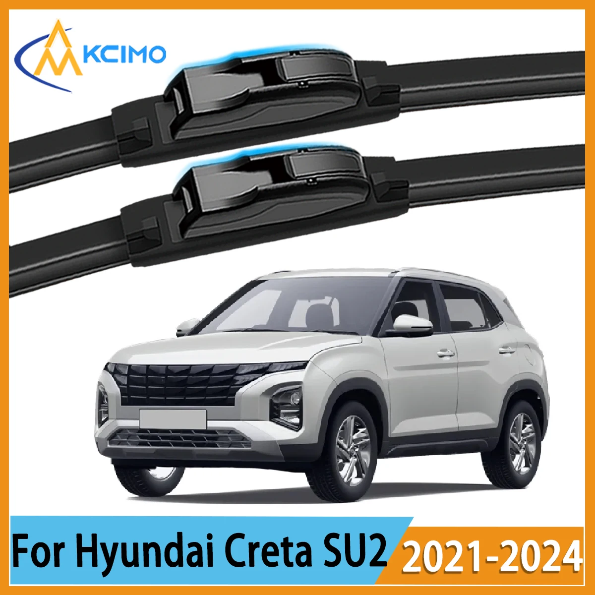 Replacement Wiper Blades Set for Hyundai Creta SU2 SU2i 2021 - 2024 High Flexibility Strong Structure
Replacement Wiper Blades Set for Hyundai Creta SU2 SU2i 2021 - 2024 High Flexibility Strong Structure