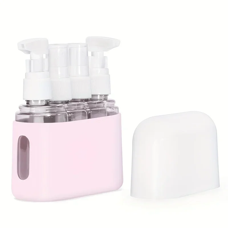 4-in-1 Travel Bottles Toiletry Set Refillable Plastic Bottles for Shampoo Hand Wash Lotion Combination Travel Portable Container
4-in-1 Travel Bottles Toiletry Set Refillable Plastic Bottles for Shampoo Hand Wash Lotion Combination Travel Portable Container