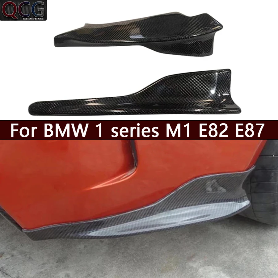 For BMW 1 series M1 E82 E87 Carbon Fiber wrap angle Car Rear Bumper Splitter Corner Trim Cover Chin Car Accessories Body Kit
For BMW 1 series M1 E82 E87 Carbon Fiber wrap angle Car Rear Bumper Splitter Corner Trim Cover Chin Car Accessories Body Kit