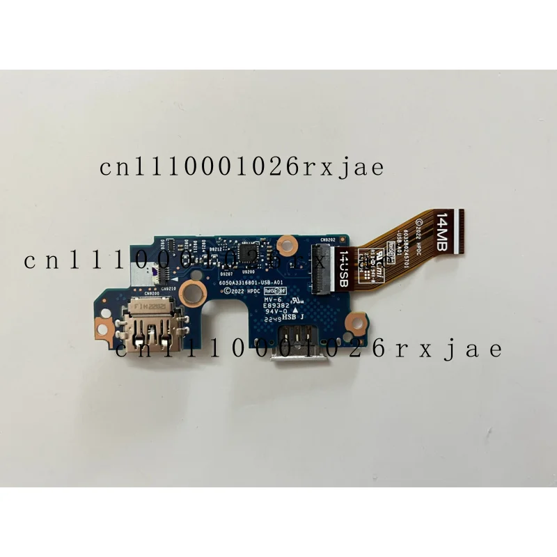Для HP ZBook Firefly 14 ELITEBOOK 840 845 G9 G10 USB-плата с кабелем 6050A3316801 N09042-001
Для HP ZBook Firefly 14 ELITEBOOK 840 845 G9 G10 USB-плата с кабелем 6050A3316801 N09042-001