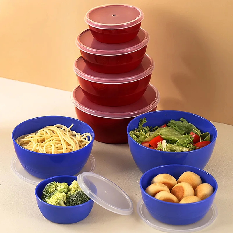 New round 4-Piece Set Plastic Cover -Keeping Bowl Sealed Lid -Keeping Box Refrigerator Freezing Food Safe Container
New round 4-Piece Set Plastic Cover -Keeping Bowl Sealed Lid -Keeping Box Refrigerator Freezing Food Safe Container