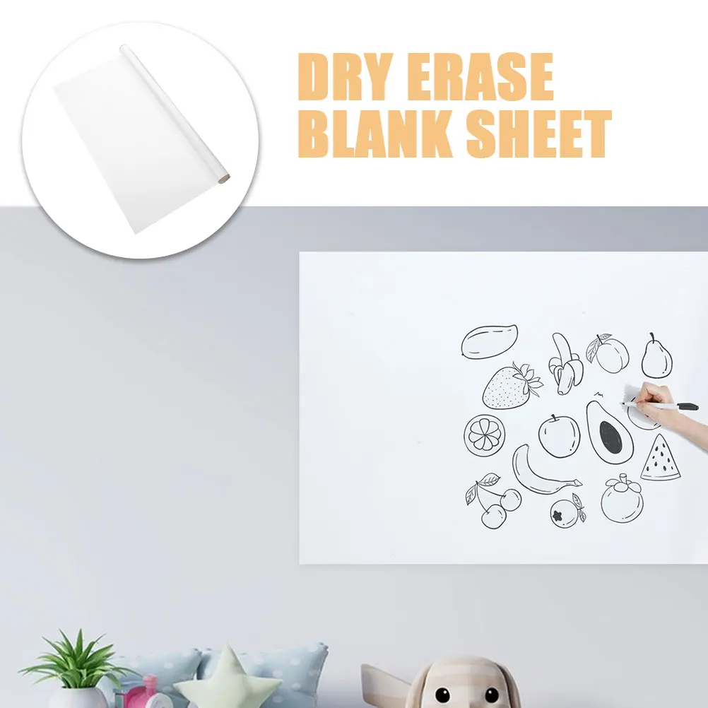 1 set Static Whiteboard Dry Erasable Blank Sheet for Whiteboard For Kids Drawing Wall Kids Office Classroom
1 set Static Whiteboard Dry Erasable Blank Sheet for Whiteboard For Kids Drawing Wall Kids Office Classroom