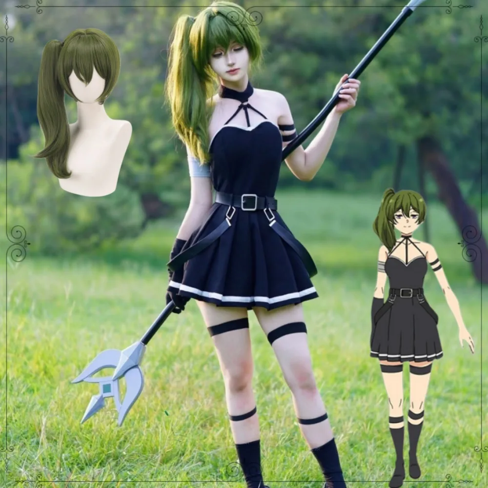 Frieren Beyond Journeys End Ubel Cosplay Costume Black Halter Dress Wig Elf Ears Full Set Women Anime Halloween Comic Con Outfit
Frieren Beyond Journeys End Ubel Cosplay Costume Black Halter Dress Wig Elf Ears Full Set Women Anime Halloween Comic Con Outfit