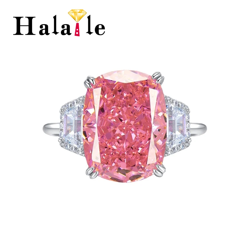 Halaile S925 стерлингового серебра с цирконом, высокоуглеродистый бриллиант, розовое кольцо, роскошные ювелирные изделия, женские элегантные помолвочные модные вечерние подарки
Halaile S925 стерлингового серебра с цирконом, высокоуглеродистый бриллиант, розовое кольцо, роскошные ювелирные изделия, женские элегантные помолвочные модные вечерние подарки