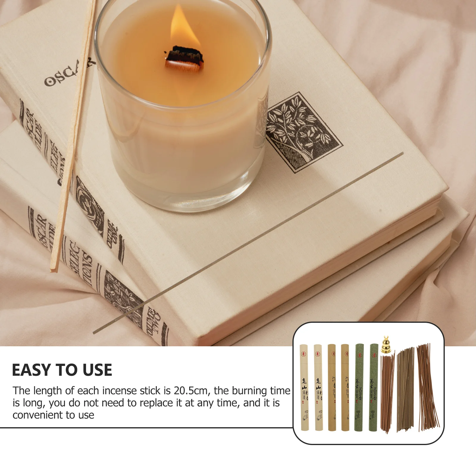 1 set 1 Set Natural Sandalwood Incense Lines Home Aromatherapy Fragrant Burning Sticks Indoor Air Freshener Meditation Gift
1 set 1 Set Natural Sandalwood Incense Lines Home Aromatherapy Fragrant Burning Sticks Indoor Air Freshener Meditation Gift