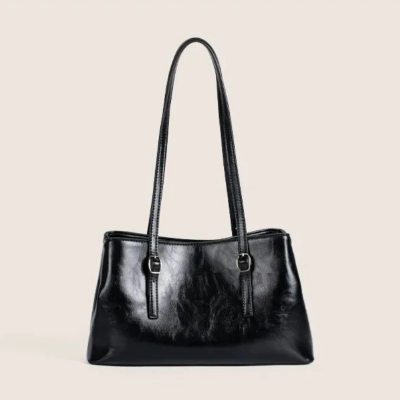 High Quality Waxed Leather Tote Bag Large Capacity Commuter Simple Shoulder Bag Women's Autumn Winter Fashion Top Handle Handbag
High Quality Waxed Leather Tote Bag Large Capacity Commuter Simple Shoulder Bag Women's Autumn Winter Fashion Top Handle Handbag