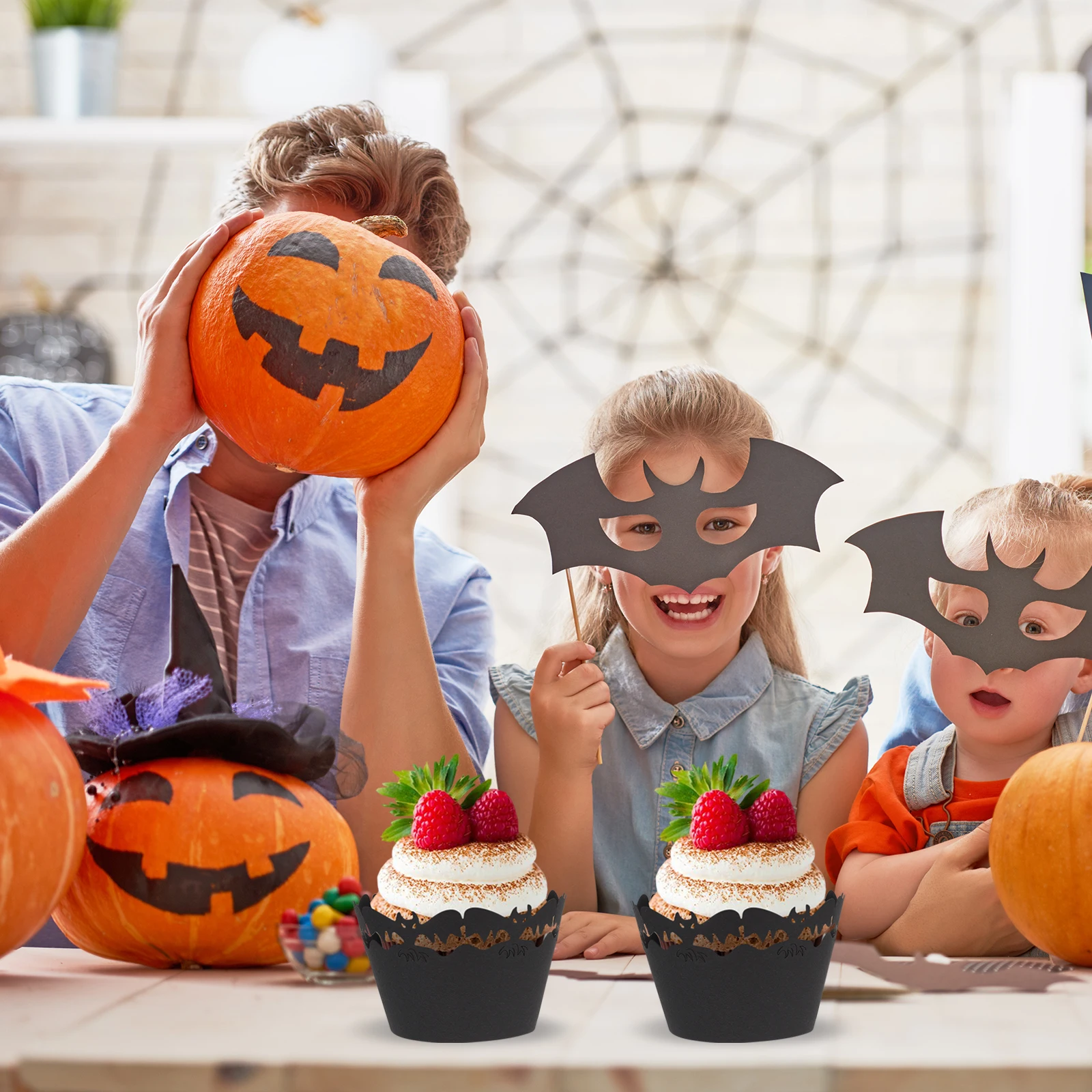 24pcs Black Bat Cake Wraps Halloween Hollow-Out Decor Baking Decoration Wraps Cupcake Liners Party Supplies Kitchen Baking
24pcs Black Bat Cake Wraps Halloween Hollow-Out Decor Baking Decoration Wraps Cupcake Liners Party Supplies Kitchen Baking